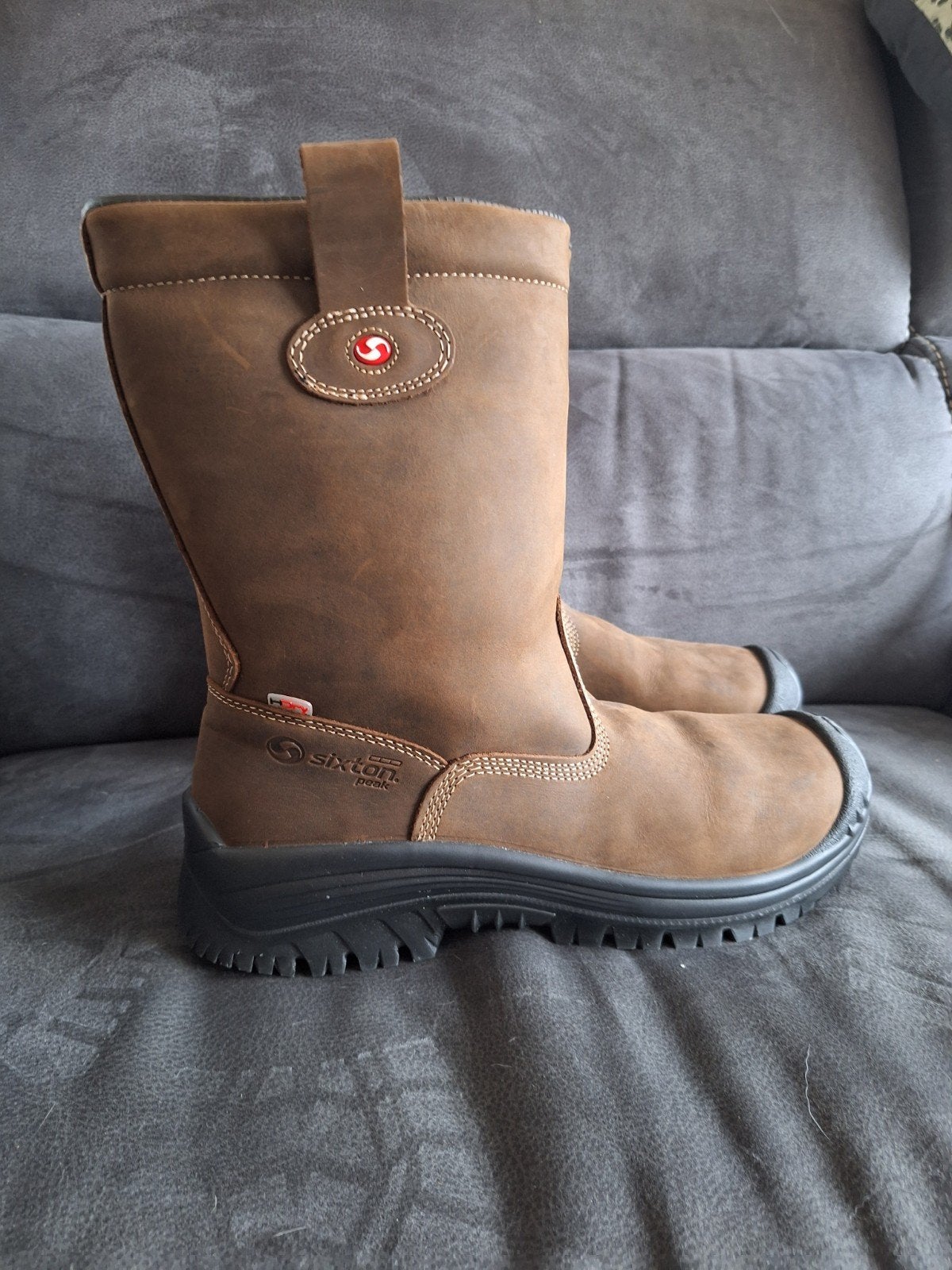 Sixton Peak werklaarzen - Maat 44 - Zo goed als nieuw, Kleding | Heren, Bruin, Sixton Peak, Boots, Ophalen of Verzenden