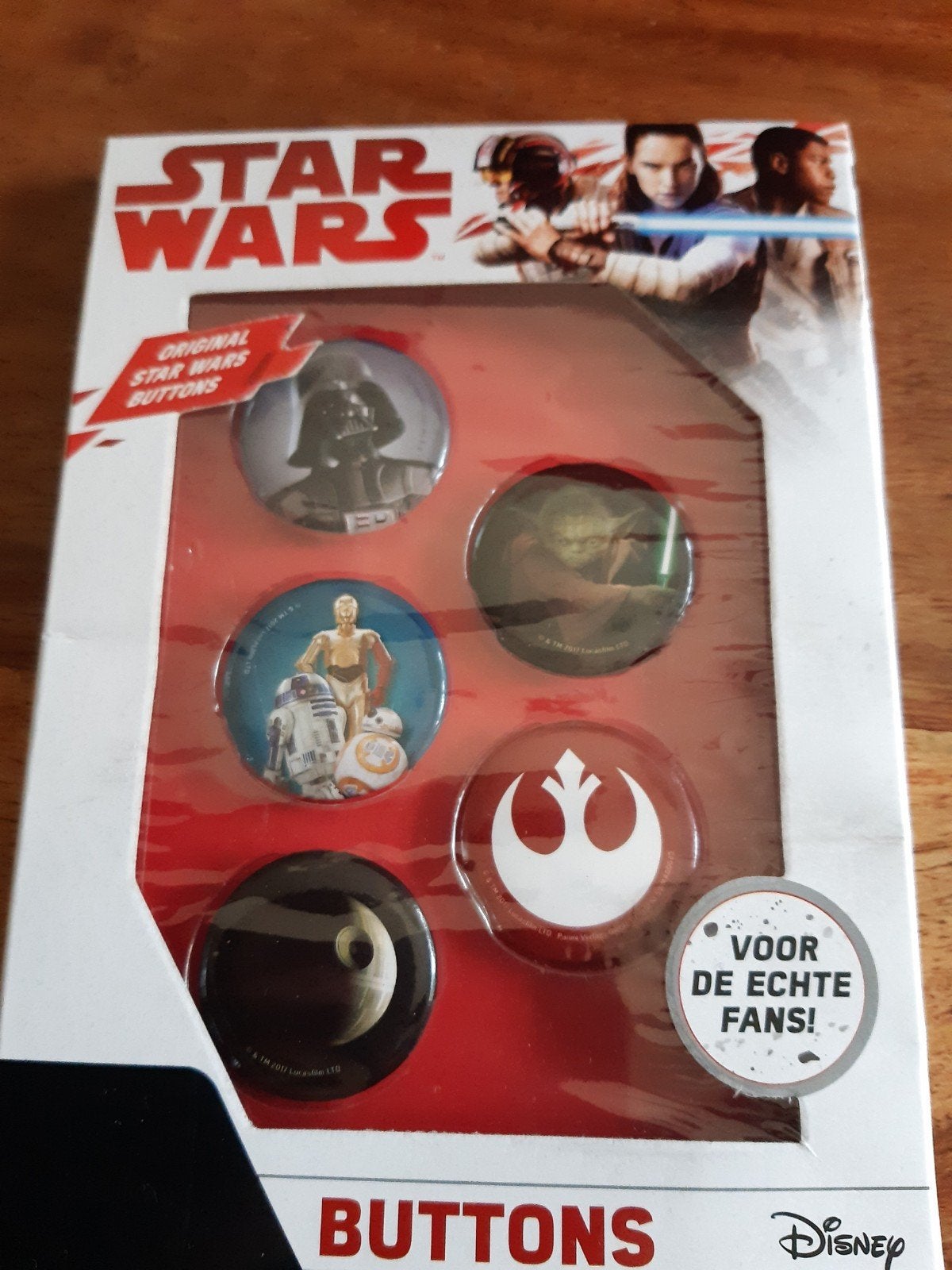 Nieuwe Star Wars Buttons Set - Voor de Echte Fans!, Ophalen of Verzenden, Nieuw, Overige typen