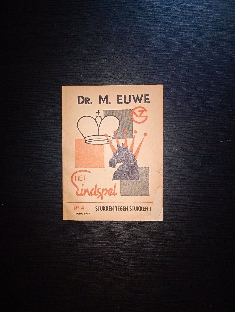 schaken Het Eindspel 4 wit, Ophalen of Verzenden, Minder dan 500 stukjes, Gebruikt, Schaken