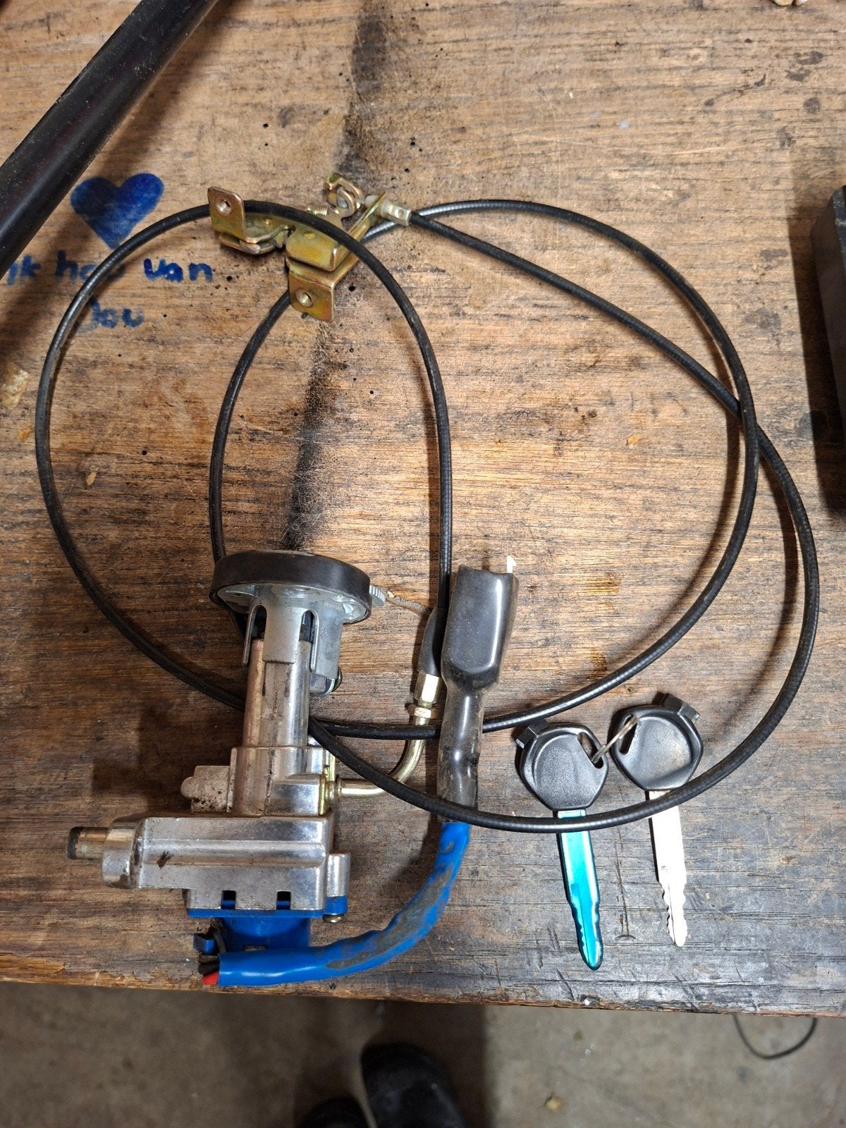 Gloednieuw Contactslot GY6 met Sleutels en Kabel, Ophalen of Verzenden, Nieuw, Overige typen, GY6 Compatibel