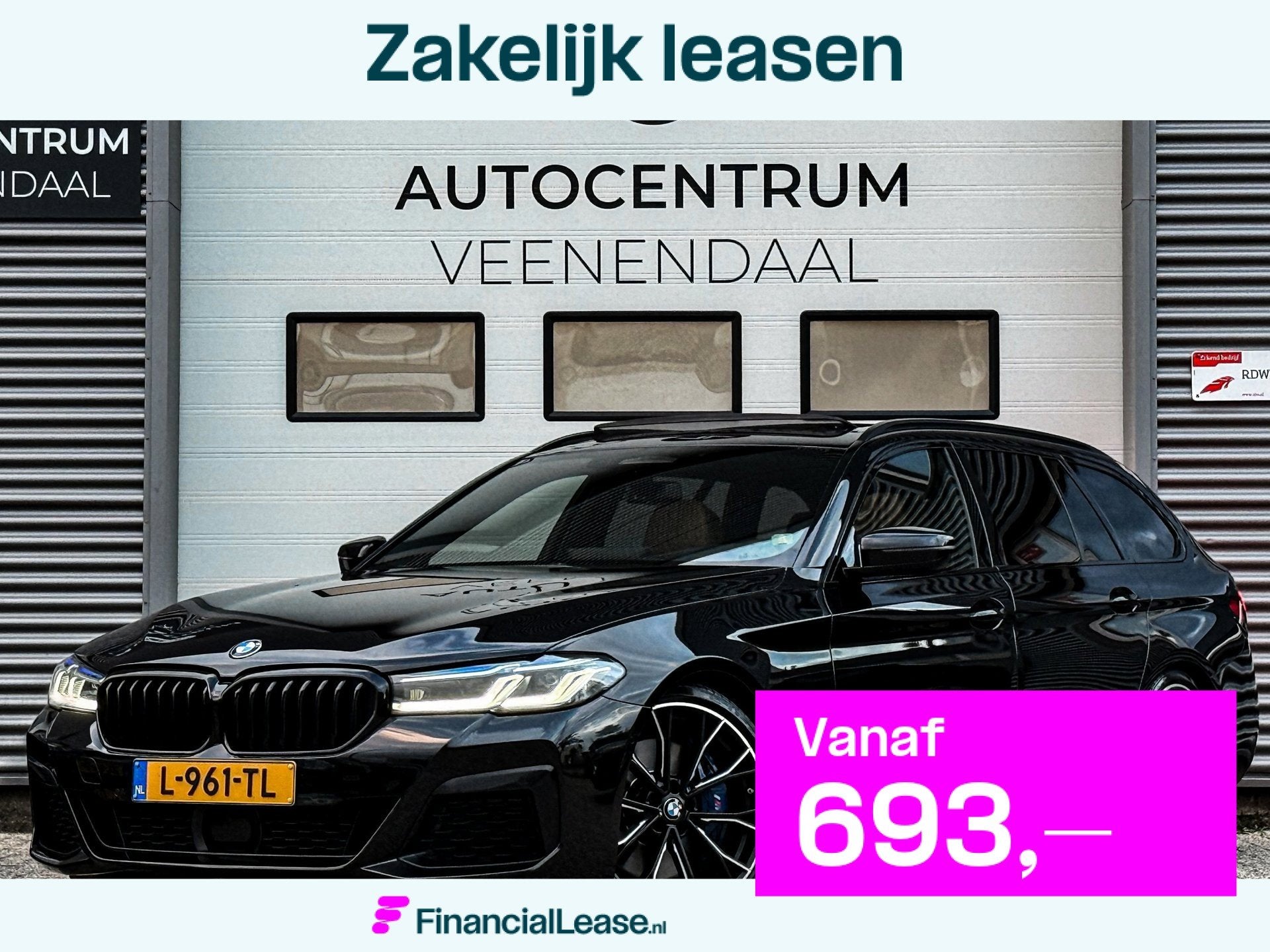 BMW 5-serie Touring 540i xDrive LCI 3X M-SPORT PANO/B&W/LASE, Automaat, Dealer onderhouden, Gebruikt, 2000 kg