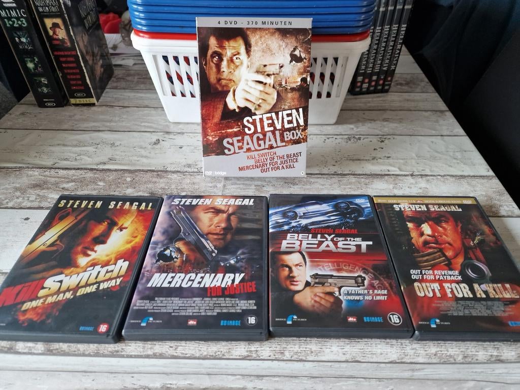 Steven seagal box, Cd's en Dvd's, Cursus of Instructie, Vanaf 16 jaar, Vechtsport, Ophalen of Verzenden