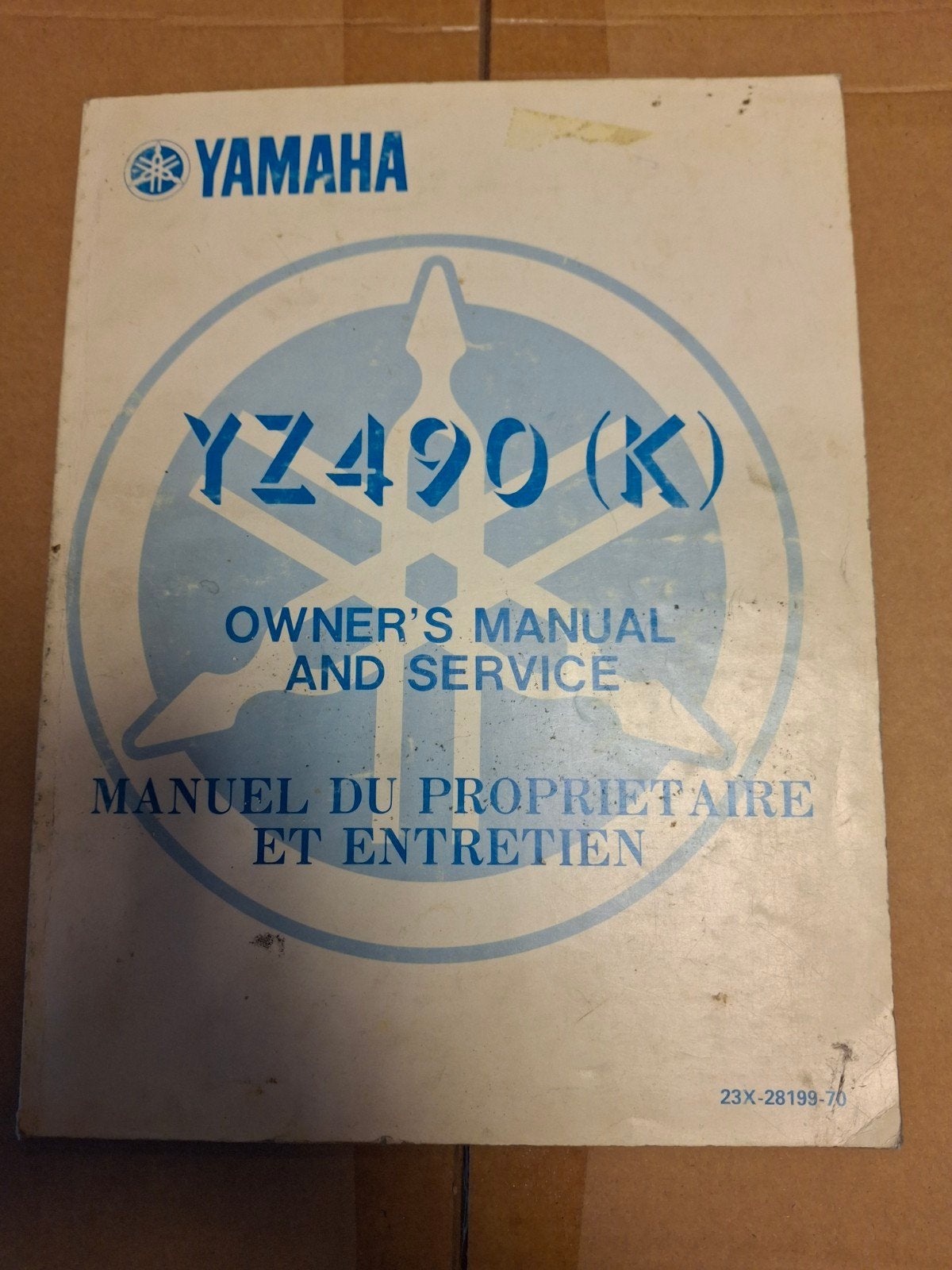 Yamaha YZ490(K) Owner's Manual en Service (1983), Ophalen of Verzenden