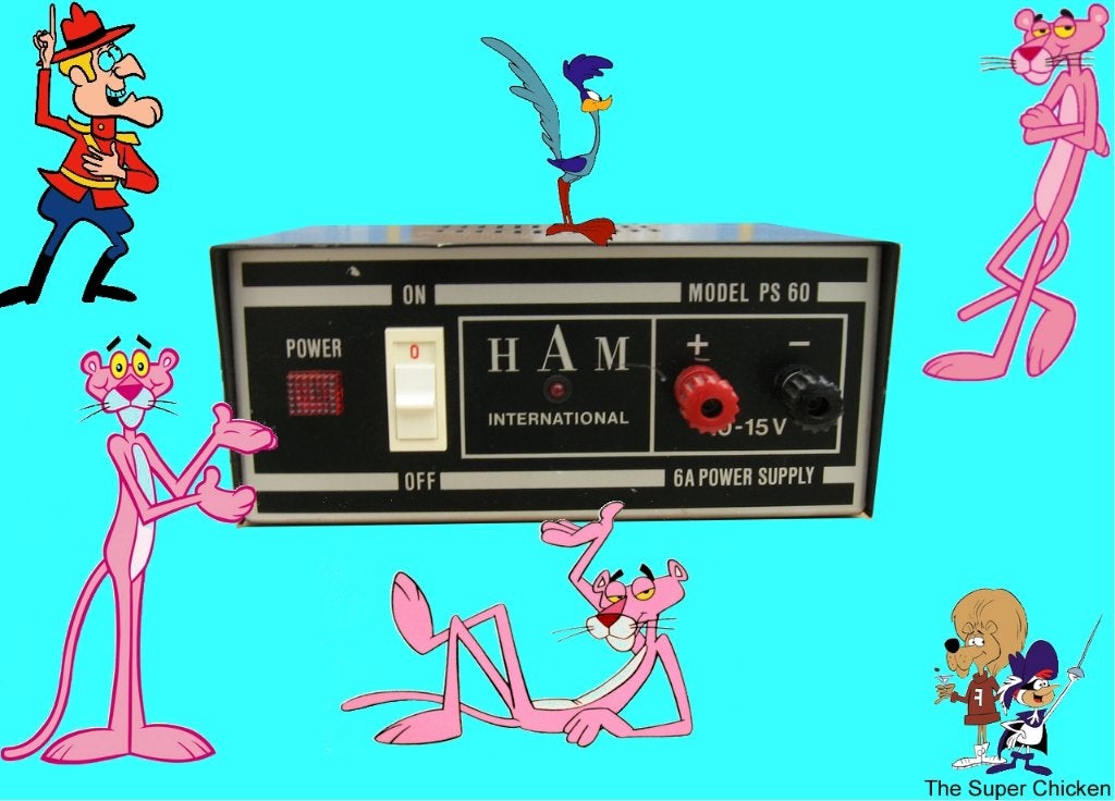 Ham International PS 60, 6A Voeding, Ophalen of Verzenden, Gebruikt