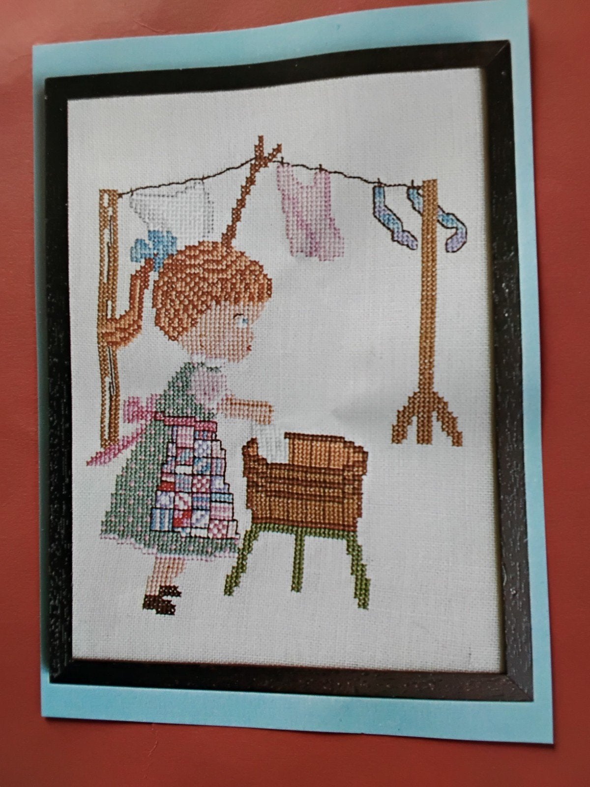 Borduurpakket vintage DMC, Ophalen of Verzenden, Nieuw, Borduurpakket