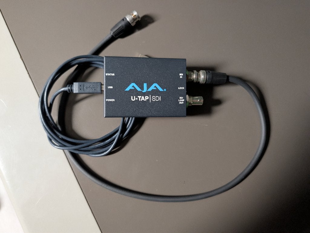AJA U-TAP SDI USB 3.0 Capture Device, Ophalen of Verzenden, Zo goed als nieuw, Video