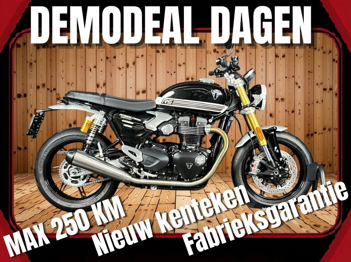 Triumph SPEED TWIN 1200 RS SAPPHIRE BLACK (bj 2026), Motoren, ABS, Nieuw, Bedrijf, Meer dan 35 kW