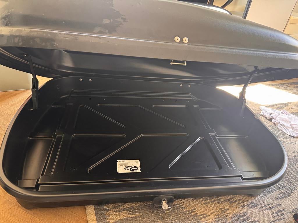 Junior FL320 Dakkoffer met dakdragers - Ideaal voor buggy, Auto diversen, Dakkoffers, Ophalen, Gebruikt