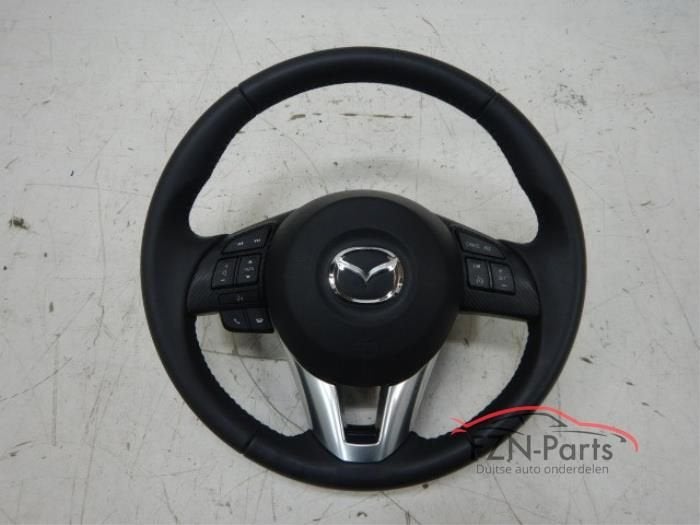 Mazda 3 Stuur+Airbag Leer Leder MF, Ophalen of Verzenden, Gebruikt