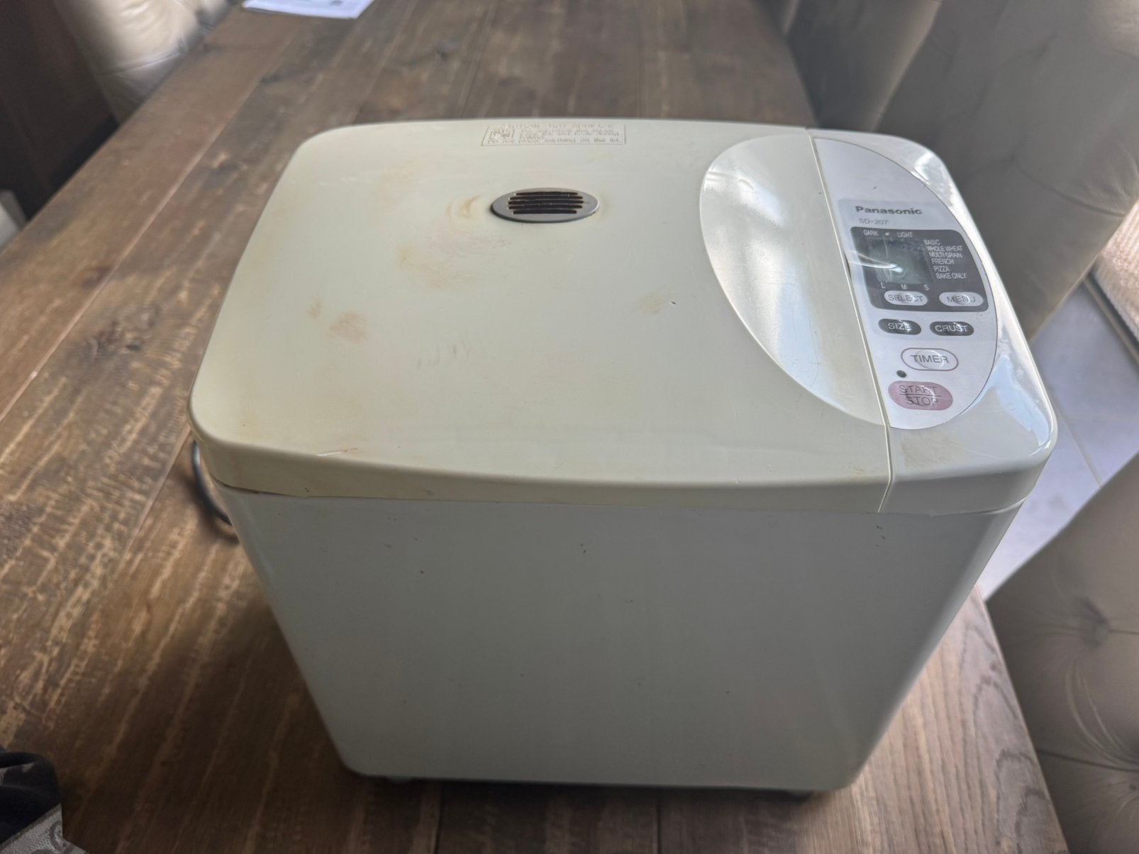 Panasonic broodbakmachine SD-207, Ophalen of Verzenden, Gebruikt