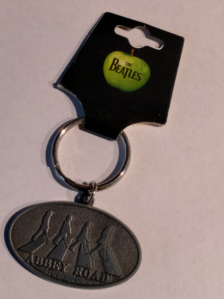 The Beatles Abbey Road logo muziek sleutelhanger pop, Verzenden, Zo goed als nieuw, Overige typen