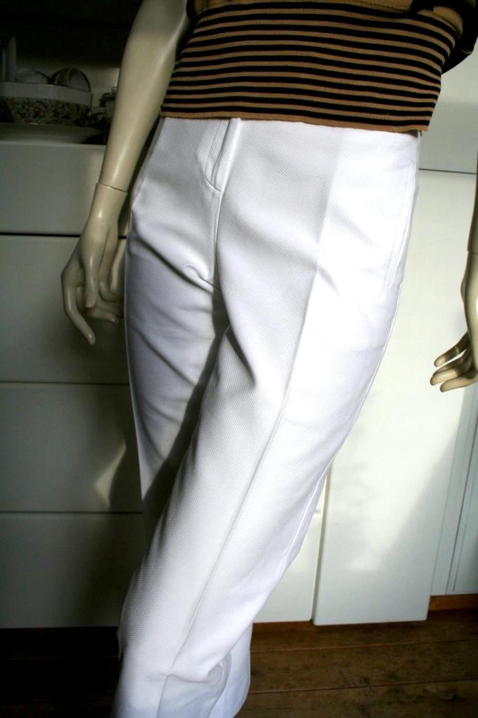 broek Etro elegant stijlvol luxe wit prachtige stof 40 720,-, Maat 38/40 (M), Verzenden, Wit, Nieuw