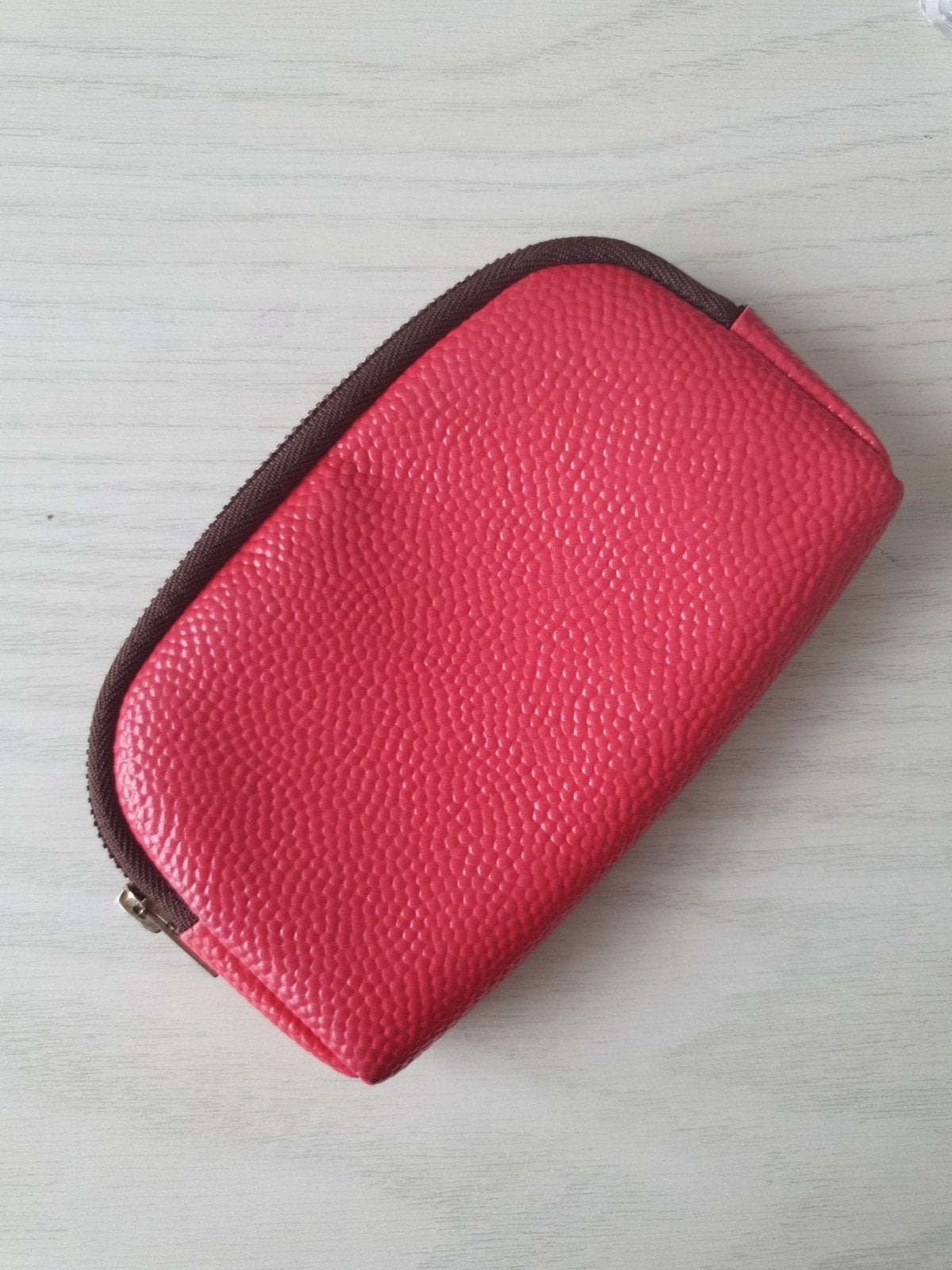 Rode portemonnee / etui met rits, Ophalen of Verzenden, Zo goed als nieuw, Rood