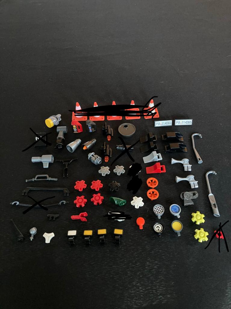 Playmobil wiel velgen ed auto, 2, Ophalen of Verzenden, Zo goed als nieuw