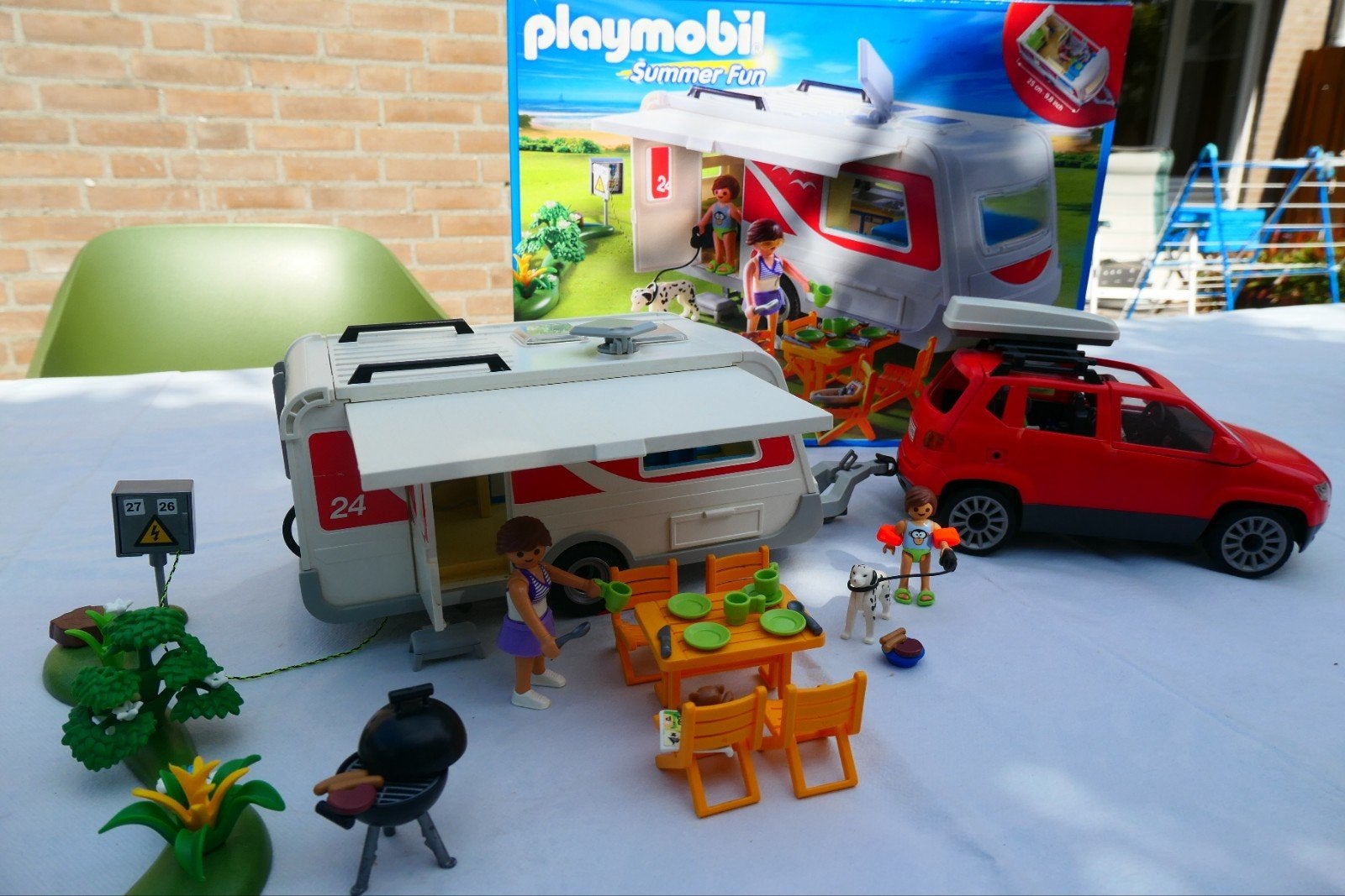 Complete Playmobil Campingset - Summer Fun, Ophalen of Verzenden, Zo goed als nieuw, Jongen of Meisje