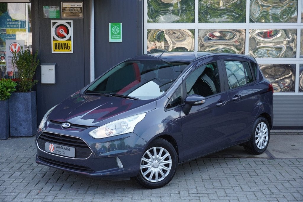 Ford B-Max 1.0 EcoBoost Style NAP Airco/Cruise/Trekhaak, Auto's, Ford, Voorwielaandrijving, Euro 5, Gebruikt, 750 kg