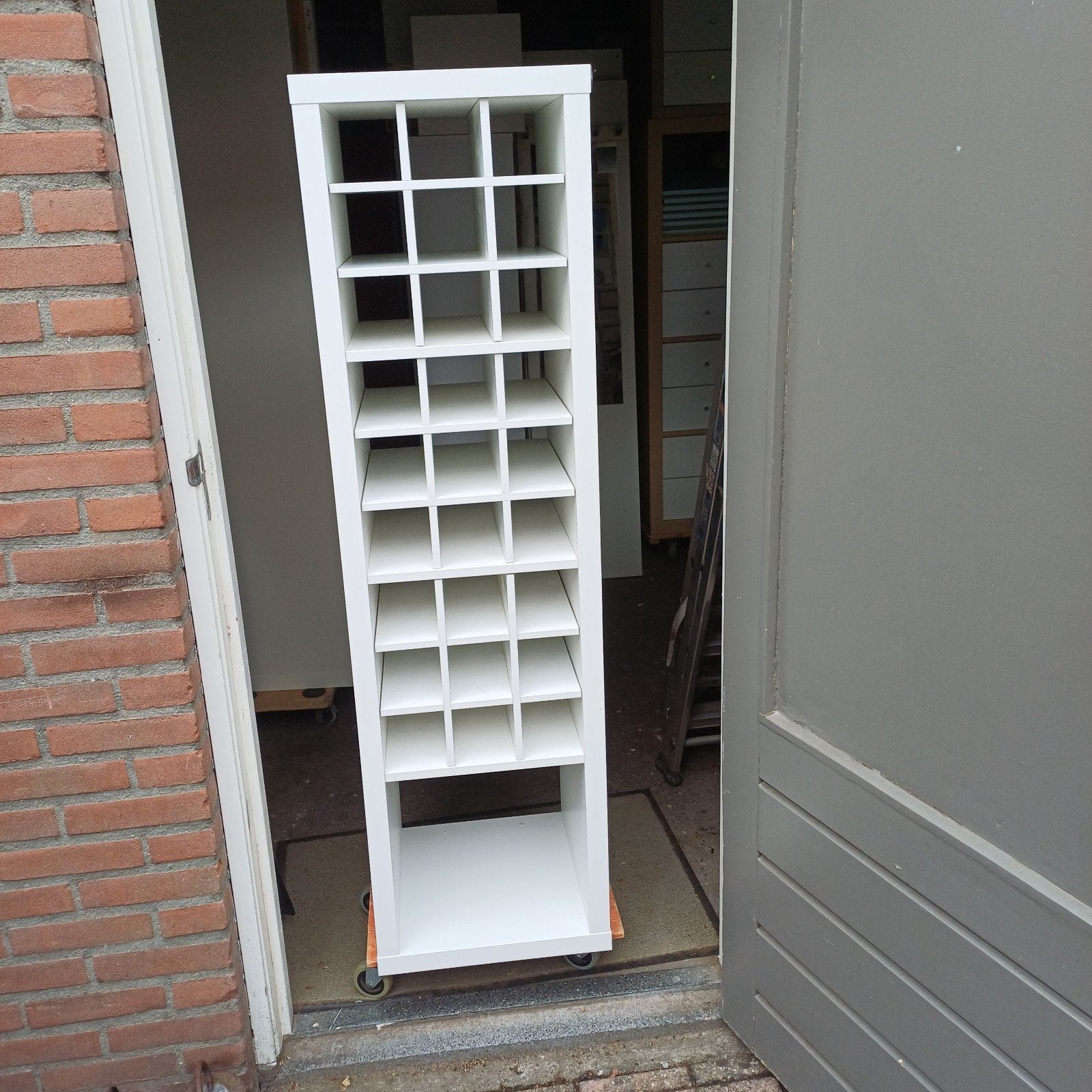 ikea kallax vakkenkast wijnrekken 3x, Ophalen, Zo goed als nieuw