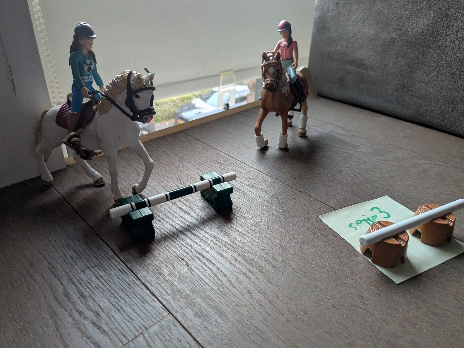 Schleich paarden en ruiters met accessoires, Verzamelen, Speelgoed, Ophalen, Gebruikt