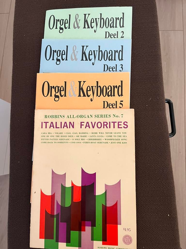 Muziekboeken orgel, Ophalen of Verzenden, Zo goed als nieuw