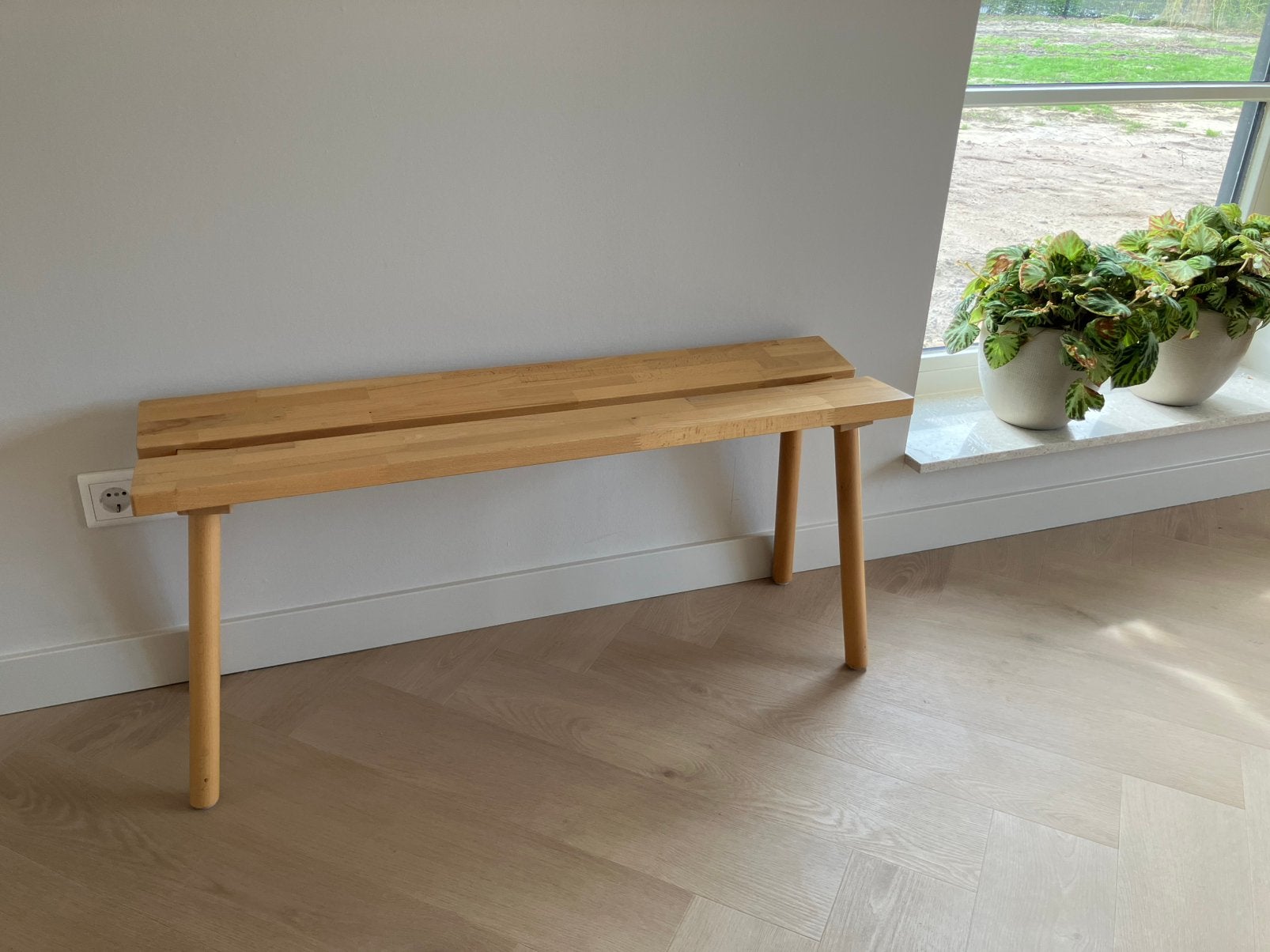 Ikea Ypperlig bankje 100 cm breed ZGAN, Ophalen, Zo goed als nieuw