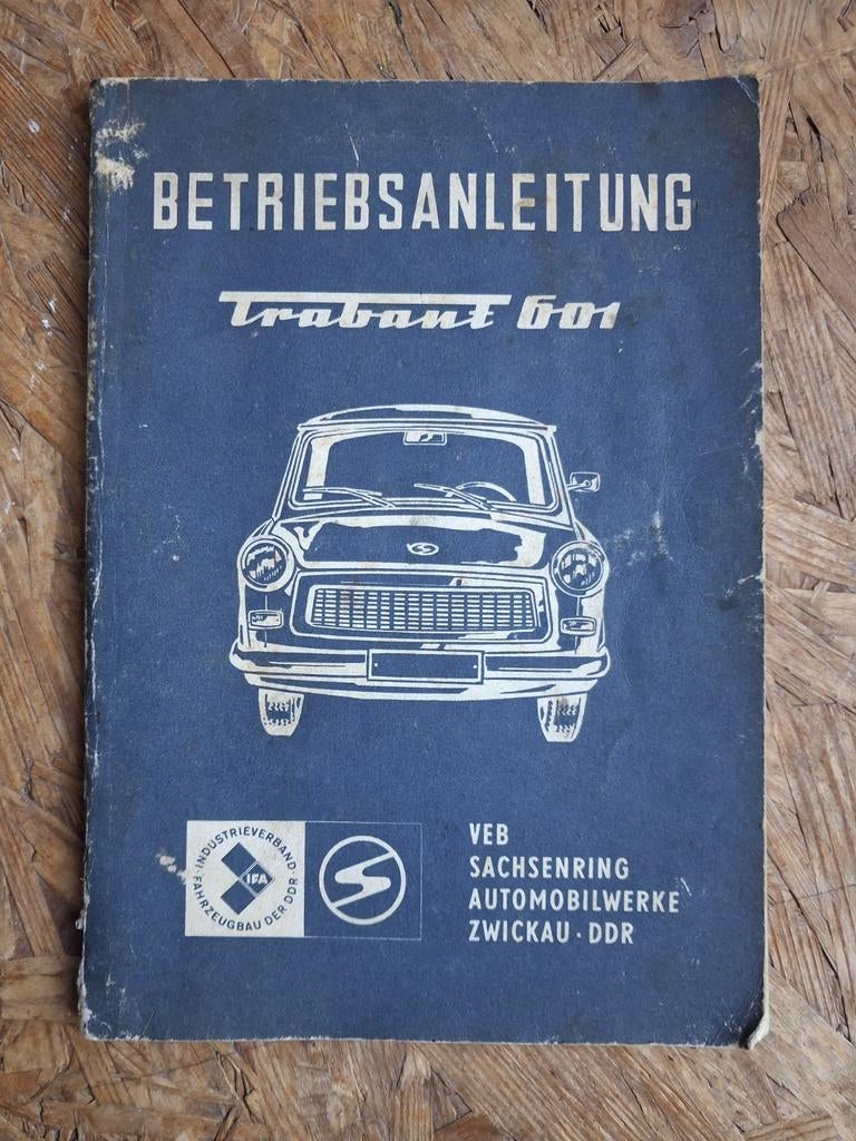 Handleiding Trabant, Ophalen of Verzenden