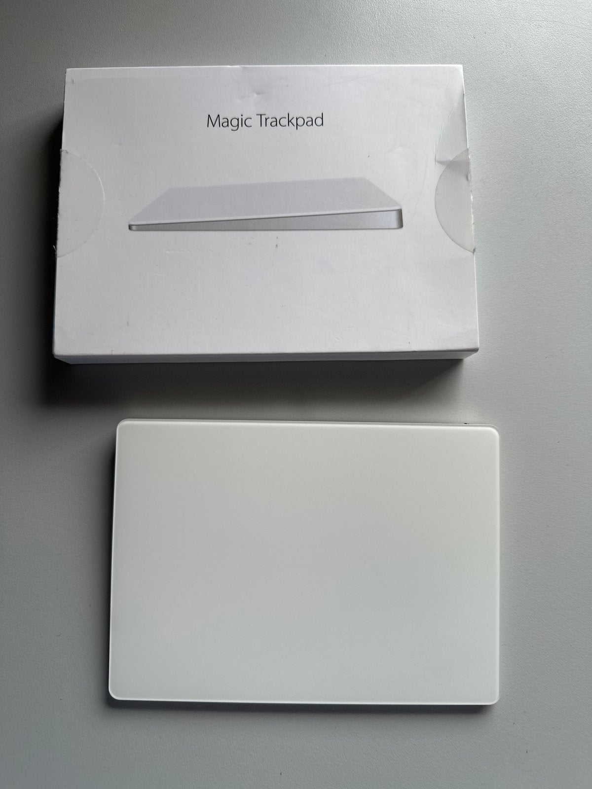 Apple Magic Trackpad 2 met Lightning, Computers en Software, Muizen, Ophalen of Verzenden, Zo goed als nieuw, Draadloos, Trackpad