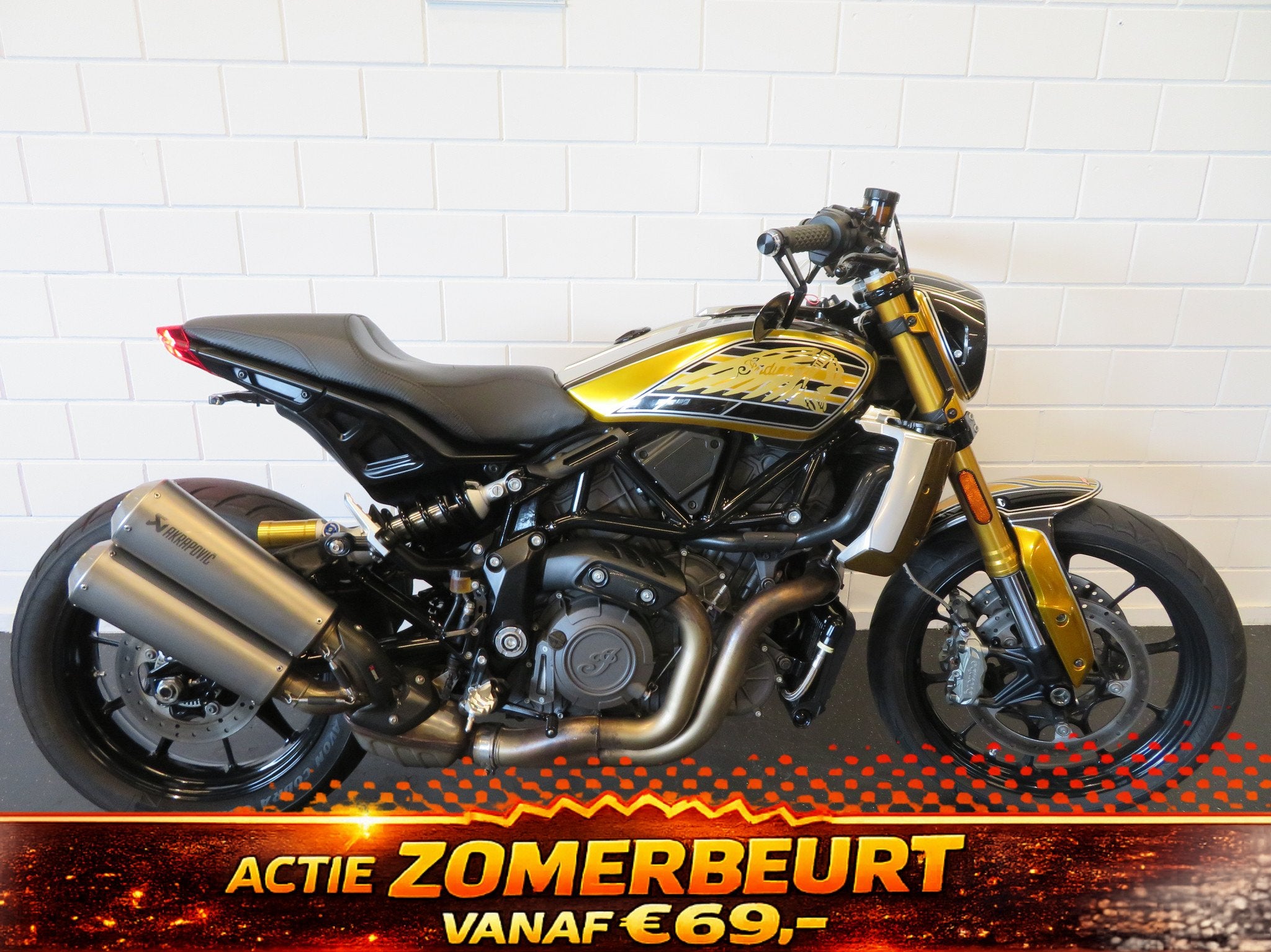 Indian FTR 1200 S RACE REPLICA PERFECT! (bj 2020), Motoren, Motoren | Overige merken, Bedrijf, INDIAN, Naked bike
