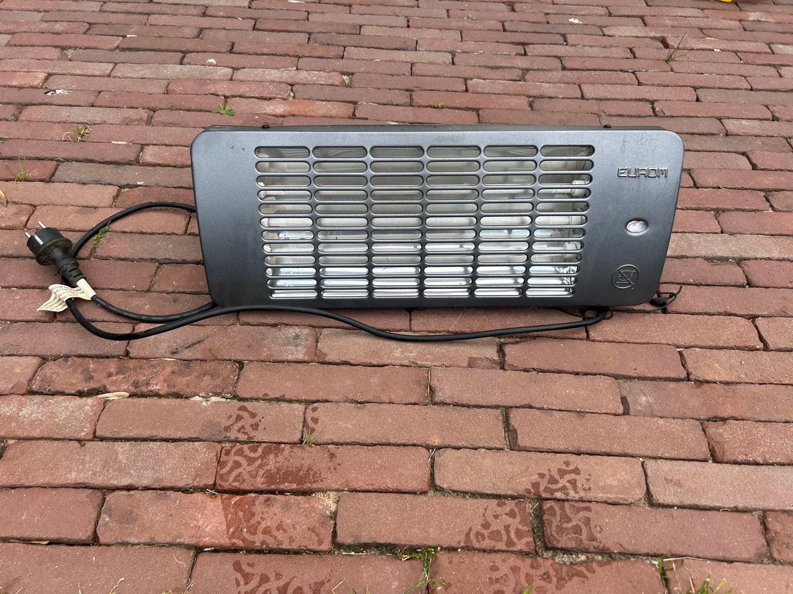Eurom Q-Time 2001 Terrasverwarmer - Elektrisch, Elektrisch, Gebruikt, Ophalen of Verzenden, Waterbestendig