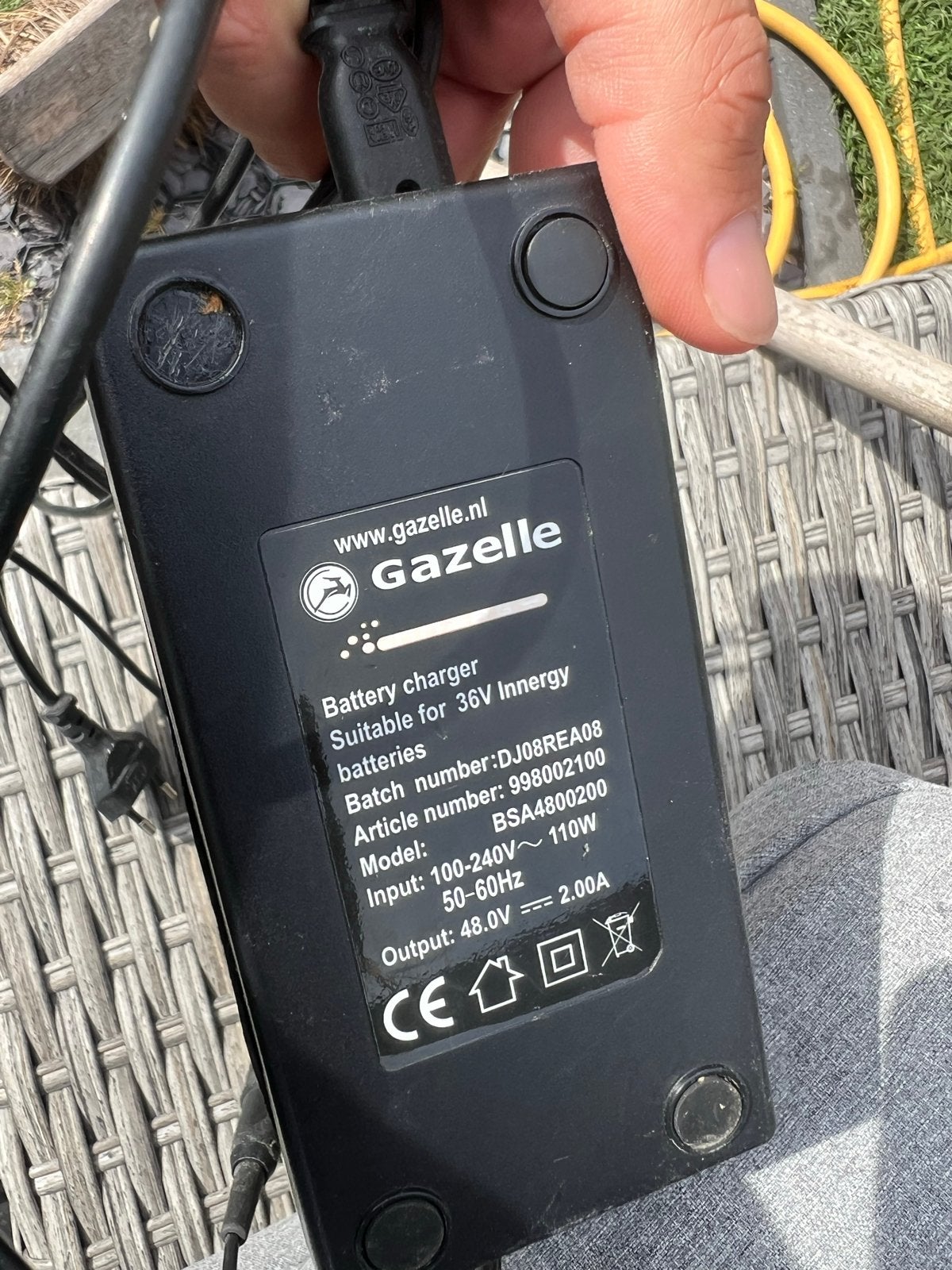 Gazelle fiets met kinderzitje en oplader, Ophalen, Gebruikt, Gazelle