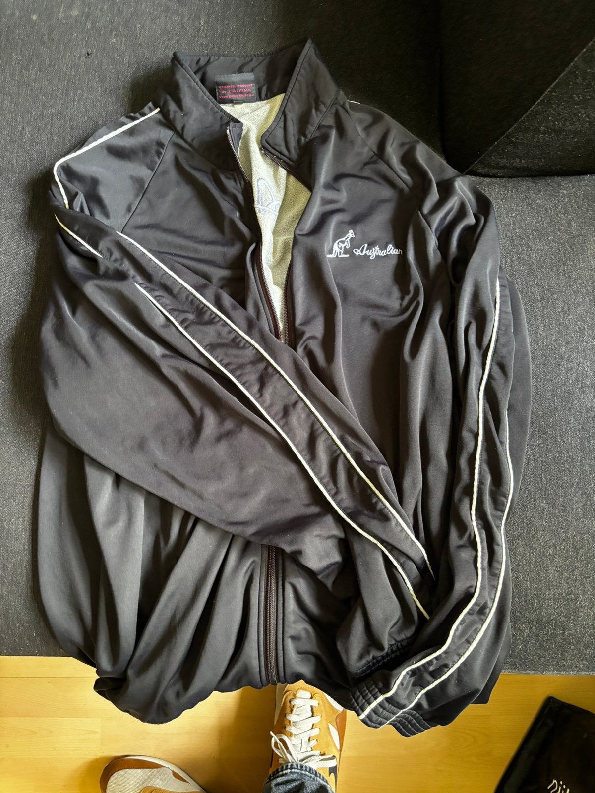 Australian jack maat 58, Ophalen of Verzenden, Zo goed als nieuw, Maat 56/58 (XL), Zwart