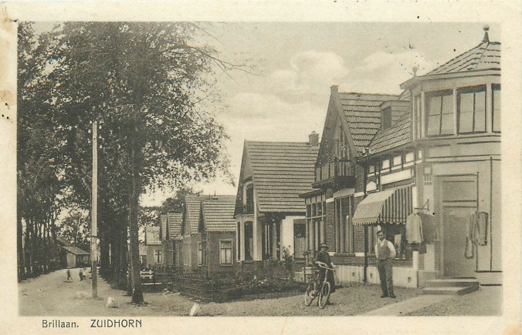 702-028-021 Zuidhorn Brillaan, Verzenden, Voor 1920, Groningen