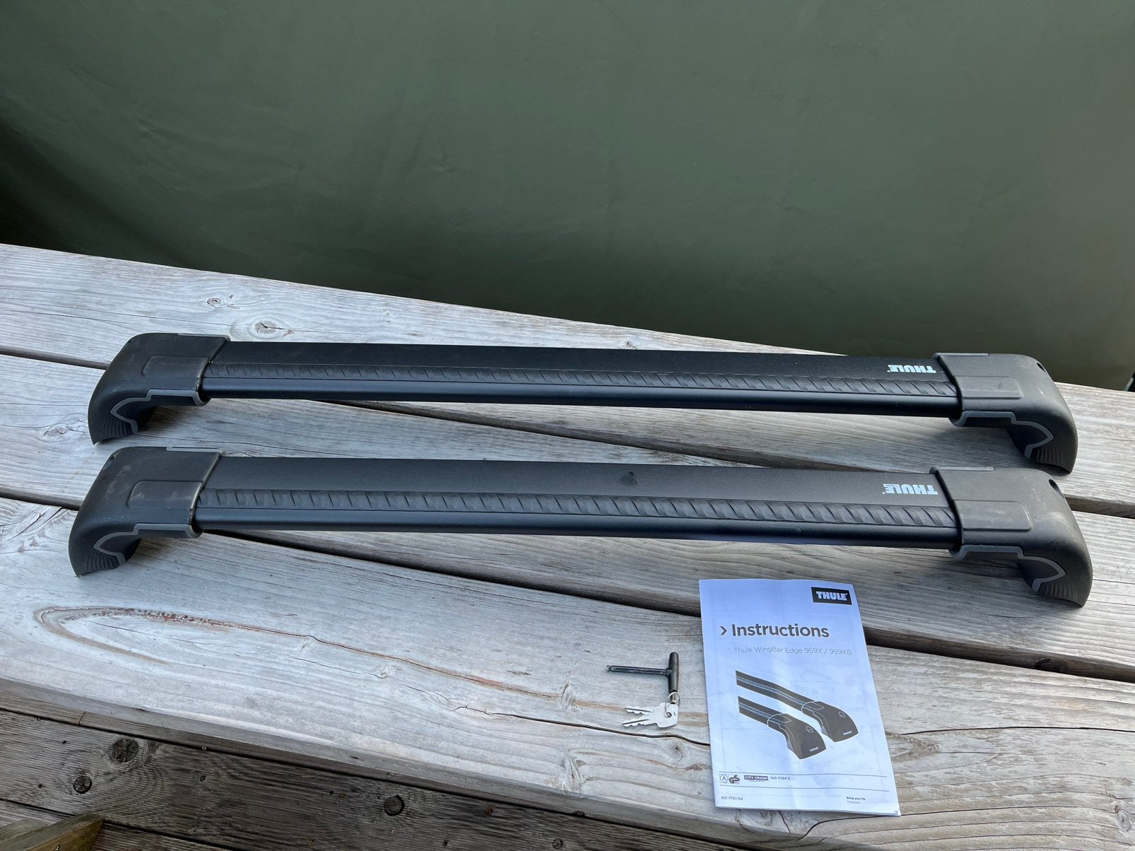Thule wingbar edge 9594, Auto diversen, Dakdragers, Zo goed als nieuw, Ophalen of Verzenden