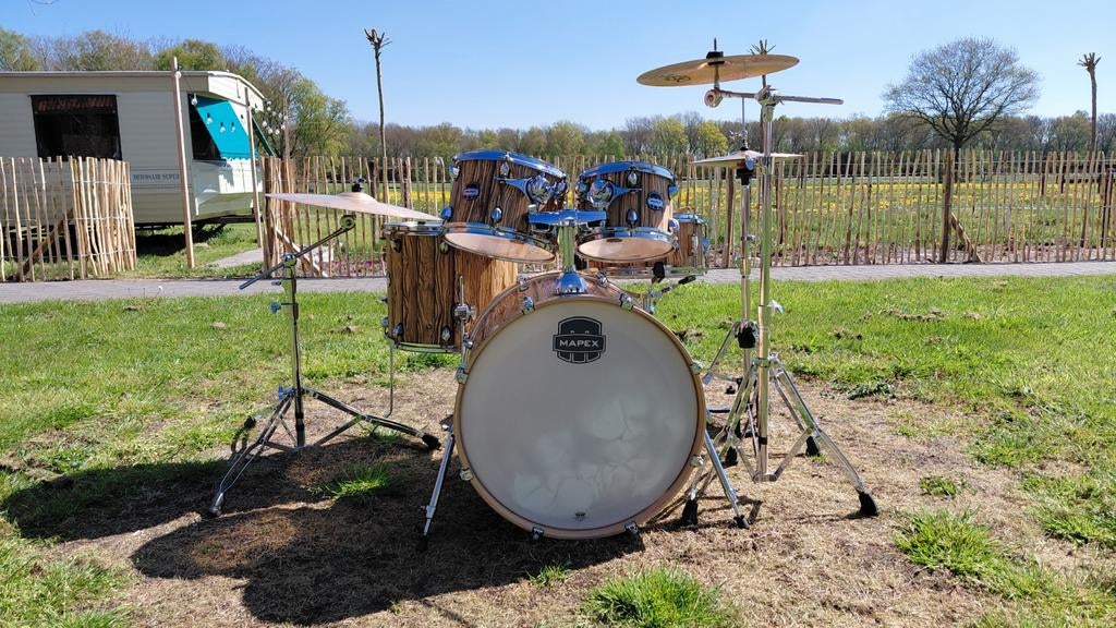 Mapex drumstel - Compleet en in uitstekende staat, Ophalen, Zo goed als nieuw, Overige merken