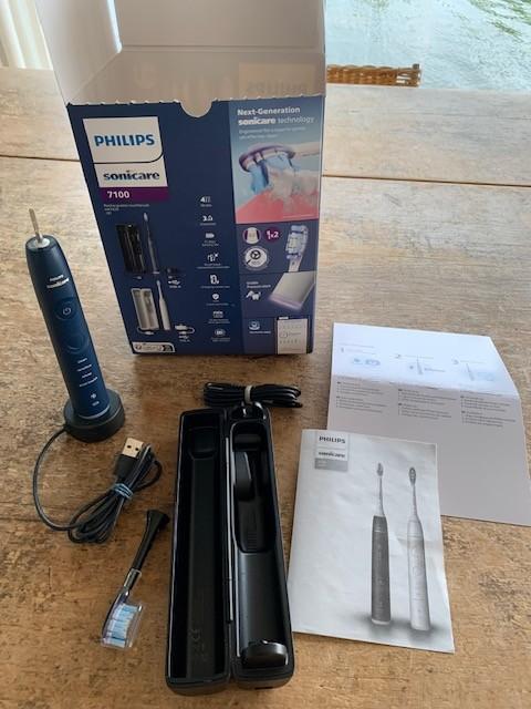 Sonicare 7100 - elektrische tandenborstel, Sieraden, Tassen en Uiterlijk, Uiterlijk | Mondverzorging, Zo goed als nieuw, Tandenborstel