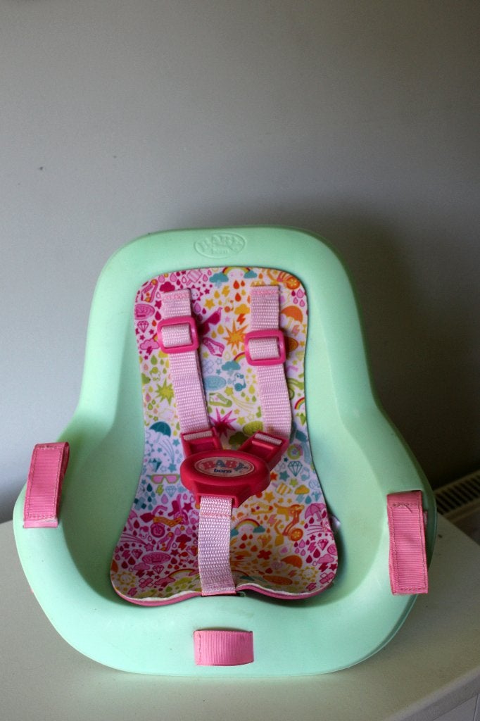 leuk babyborn fietsstoeltje, Ophalen of Verzenden, Zo goed als nieuw, Babypop