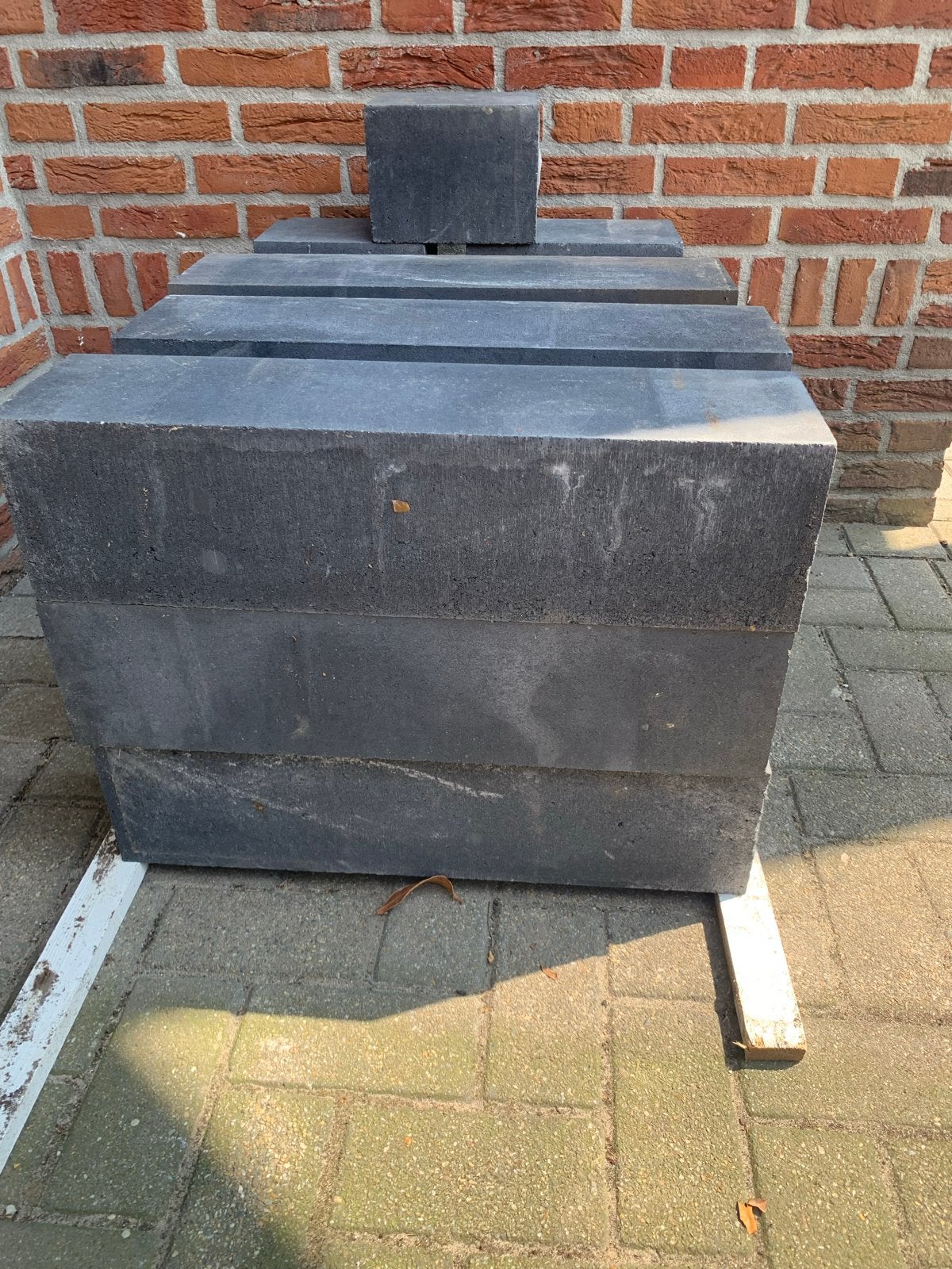 Nieuwe antraciet stapelblokken, Tuin en Terras, Ophalen, Nieuw, Beton, Overige typen