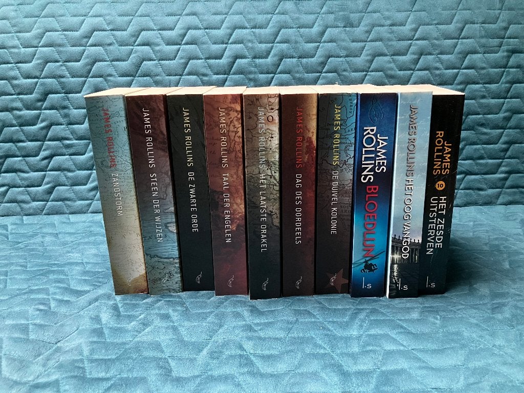 James Rollins boekenpakket - 10 thrillers van Sigma Force, Boeken, Ophalen of Verzenden, Gelezen, James Rollins