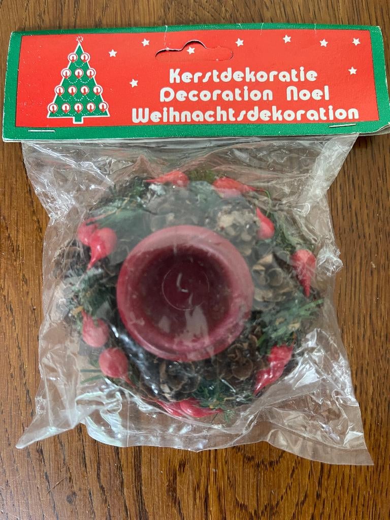 Kerst Kandelaar in de Verpakking 'Jaren 70' Nieuw, Diversen, Kerst, Ophalen of Verzenden, Nieuw