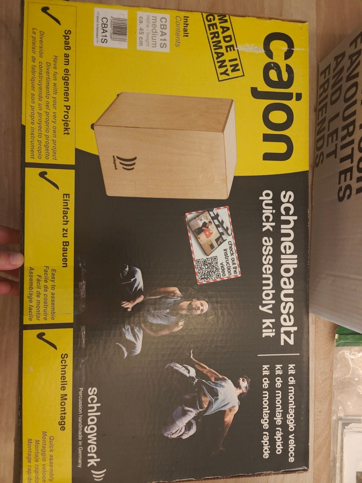 Schlagwerk Cajon Bouwpakket CBA1S, Ophalen, Nieuw, Overige soorten