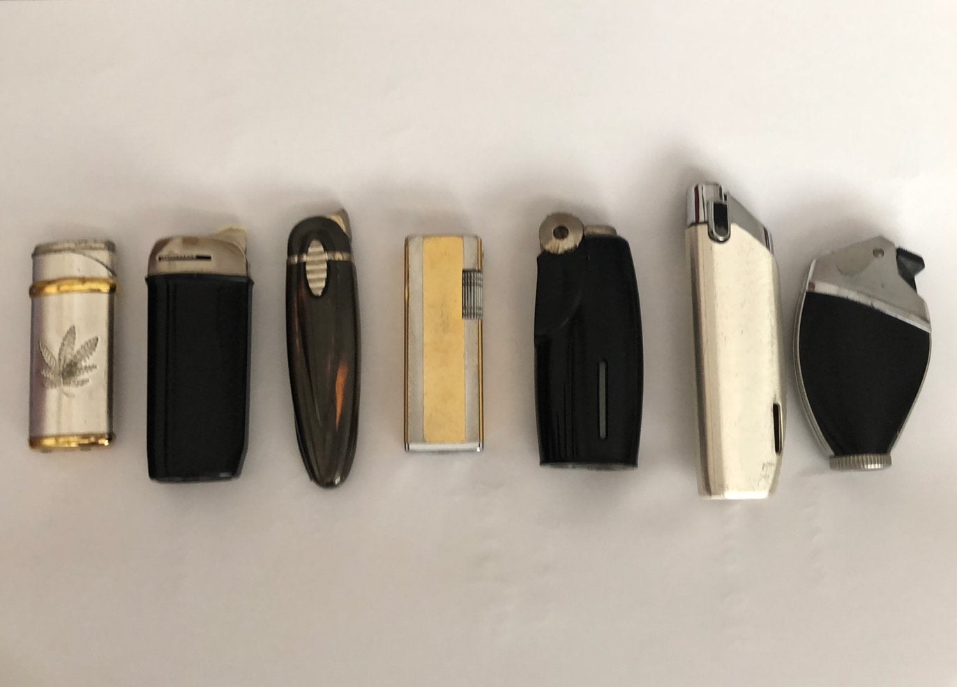 Verzameling vintage aanstekers- 7 stuks, Verzamelen, Ophalen of Verzenden, Gebruikt, Aansteker