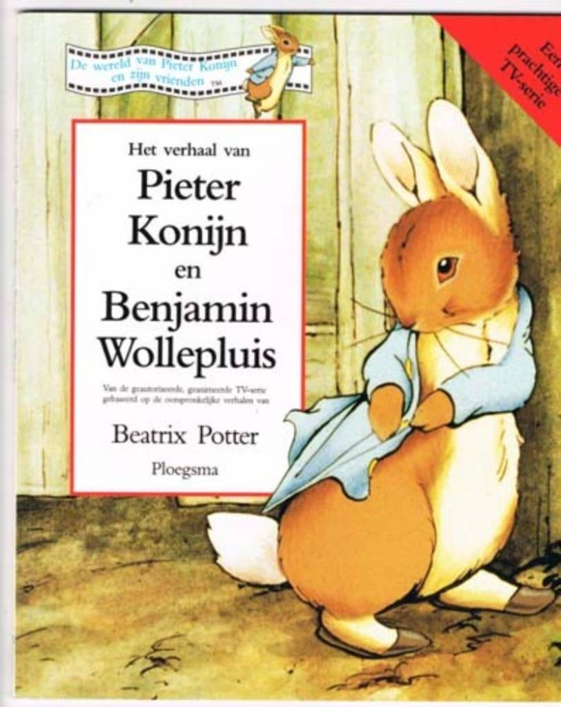 Pieter Konijn en Benjamin Wollepluis - B.Potter - Boek + CD, Ophalen of Verzenden