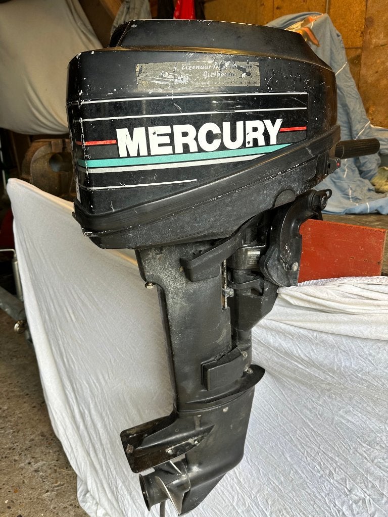 Mercury 8 pk buitenboordmotor Gereviseerd !, Ophalen, Gebruikt, Motor en Techniek, Motorboot