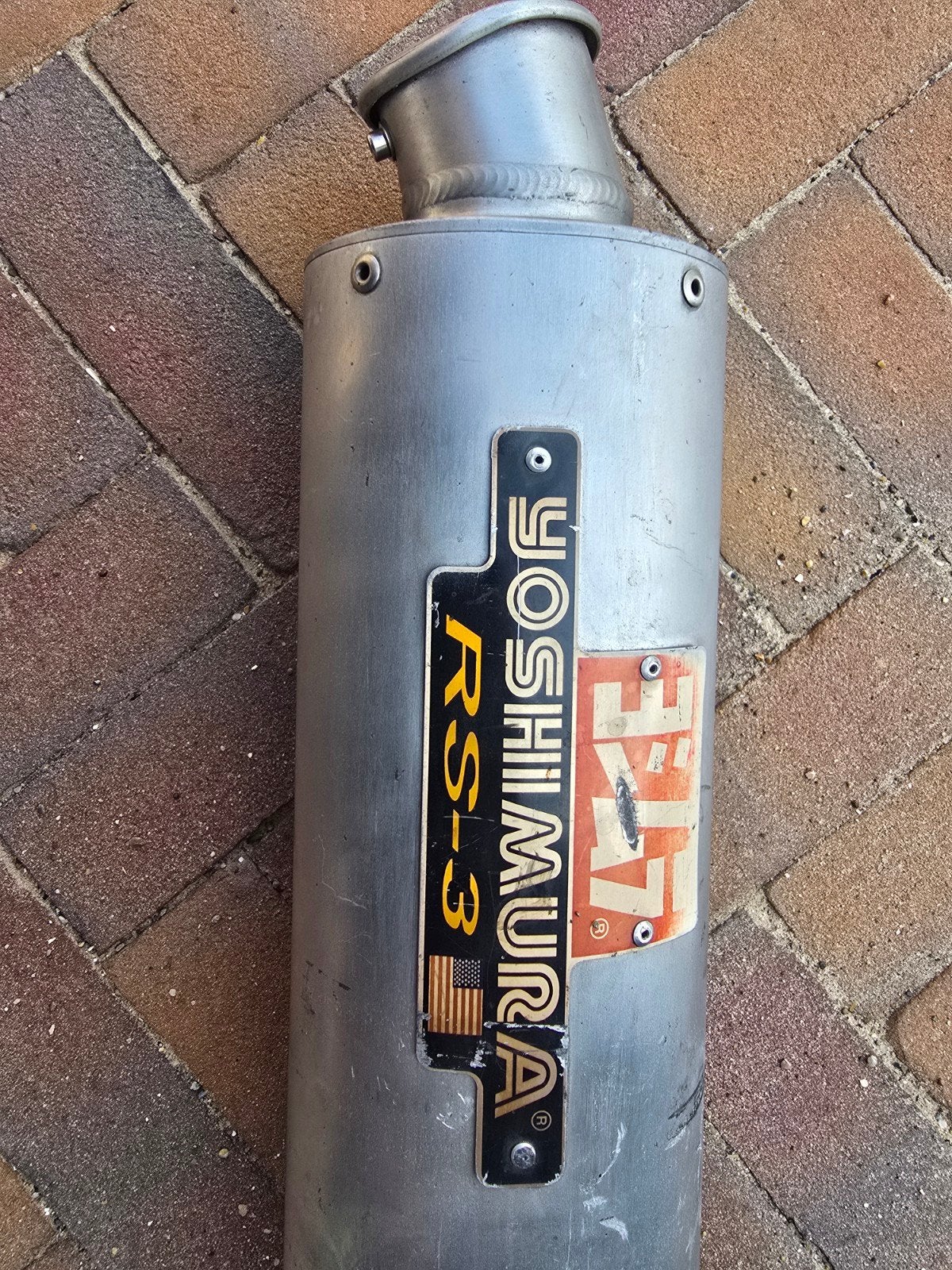 Originele Yoshimura RS-3 Slip-On Uitlaatdemper diep geluid!, Ophalen of Verzenden, Gebruikt