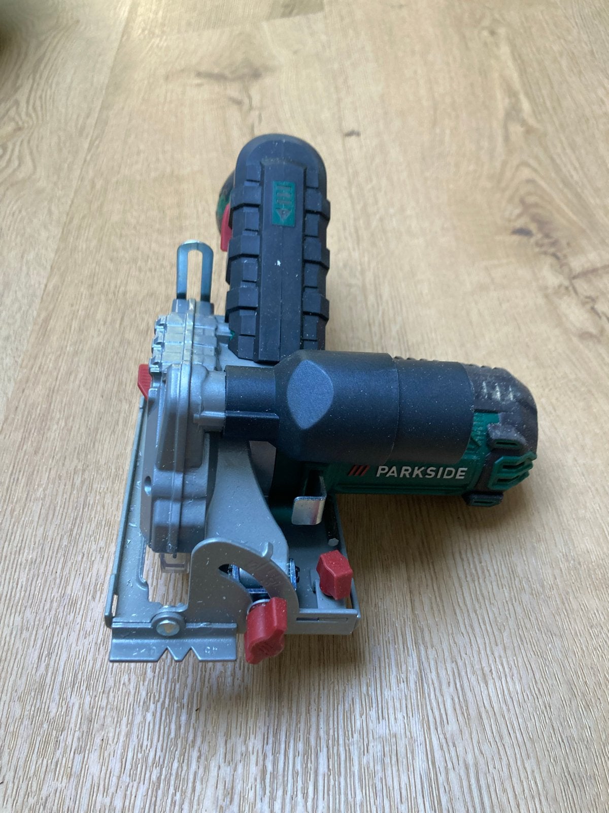 Parkside mini cirkelzaag met koffer, Minder dan 30 mm, Gebruikt, Cirkelzaag, Ophalen of Verzenden