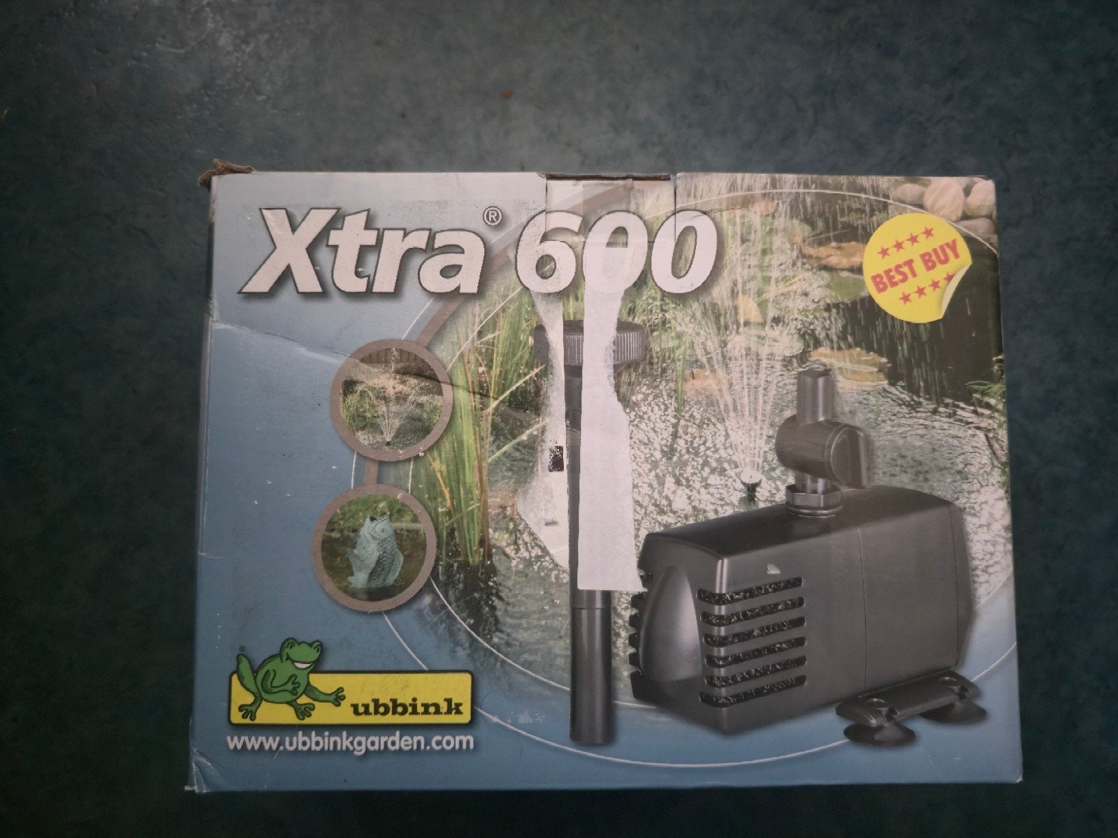 Ubbink Xtra 600 Fonteinpomp - Nieuw, Ophalen of Verzenden, Nieuw, Kunststof, Fontein