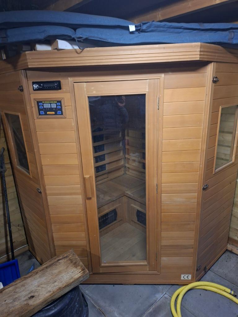 Infrarood sauna t.e.a.b, Ophalen of Verzenden, Complete sauna
