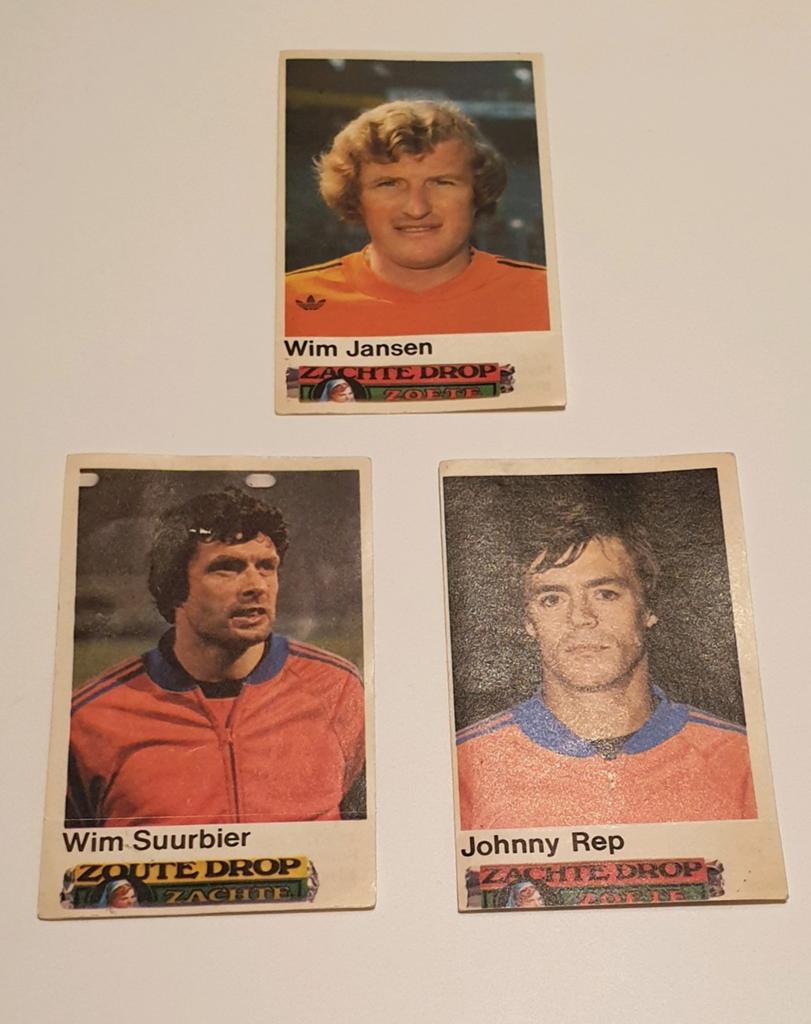 Zeldzame Vintage Voetbalplaatjes WK 1978 Jansen Rep Suurbier, Ophalen, Overige binnenlandse clubs, Poster, Plaatje of Sticker