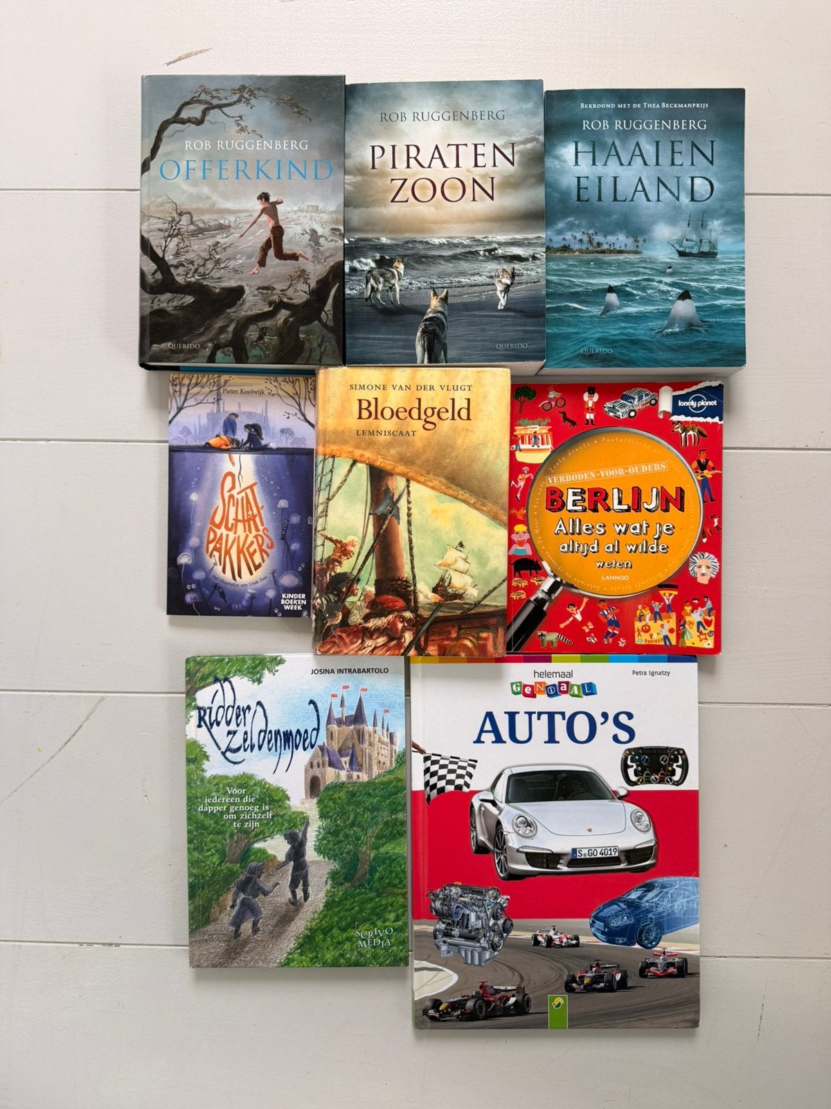 Jongensboeken 8 stuks, Ophalen of Verzenden, Zo goed als nieuw, Fictie