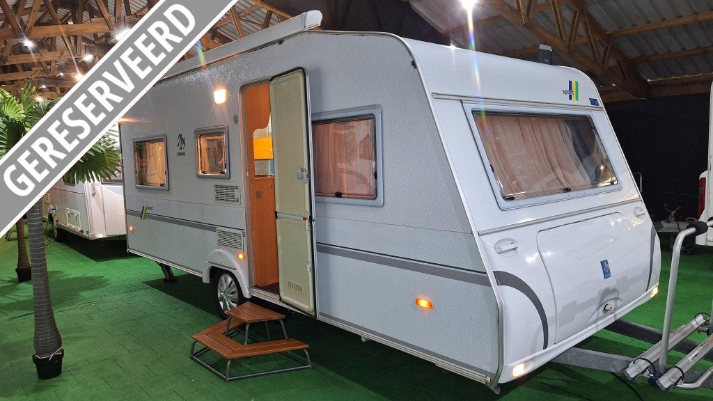 Knaus Sport 500 KU Voortent/Mover/Cas luifel, Dwarsbed, Bedrijf, Treinzit, Schokbreker