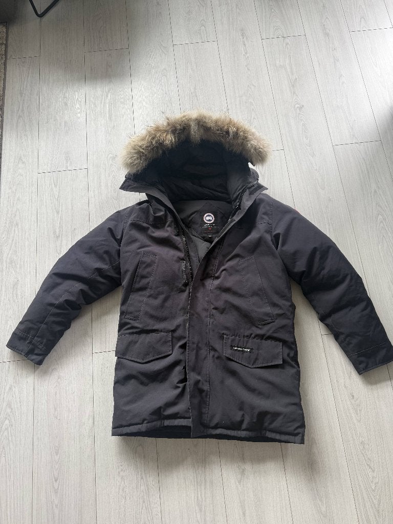 Canada Goose Langford Parka - Donkerblauw, Ophalen, Maat 52/54 (L), Blauw, Canada Goose